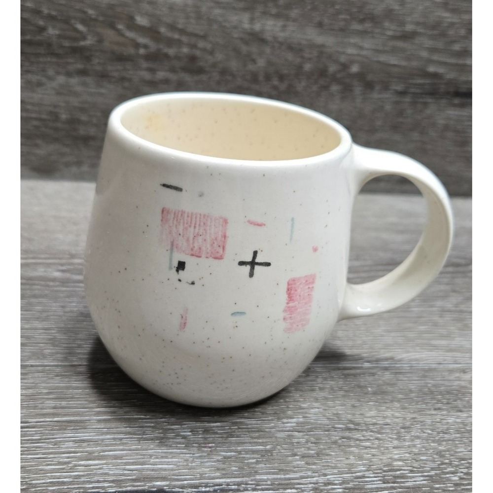 Vintage Vernon Ware Tickled Pink Mugs Coffee Cup by Metlox Ceramic MCM